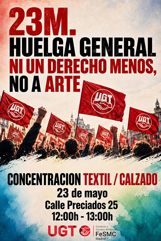 23M Huelga comercio convenio ARTE