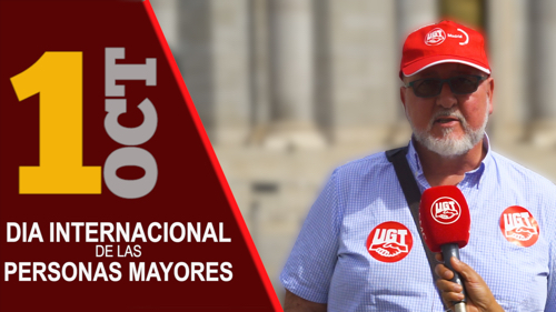 VIDEO | 1 de OCTUBRE | FeSMC UGT Madrid en la manifestación del día Internacional de las Personas Mayores