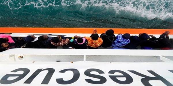 image El rescate de personas en el mar no puede ser parte de políticas migratorias.