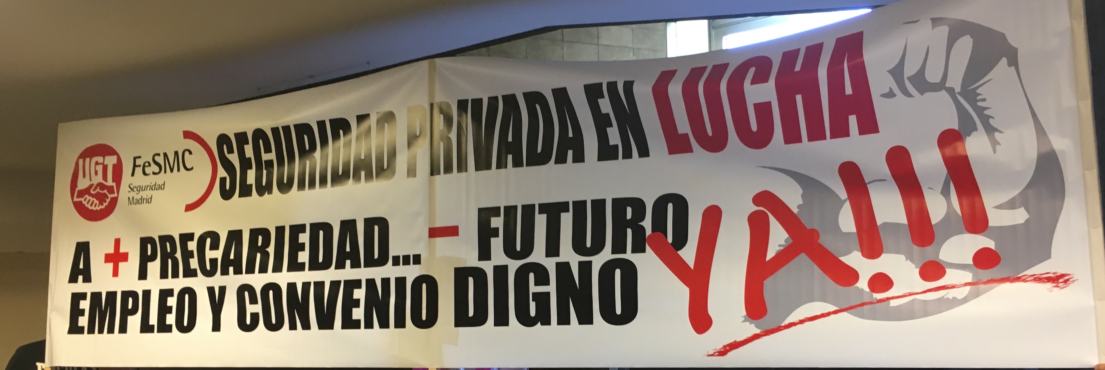 image Los profesionales de la seguridad privada se movilizan contra la precariedad. 