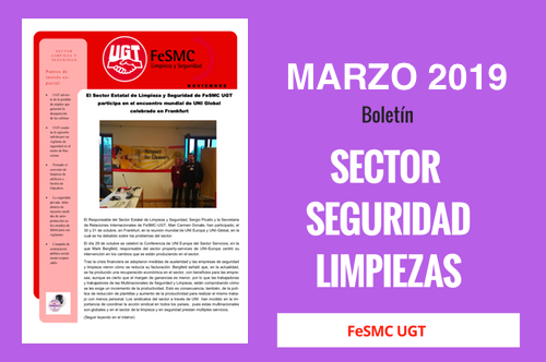 image Sector de Seguridad y Limpieza | Revista MARZO 2019