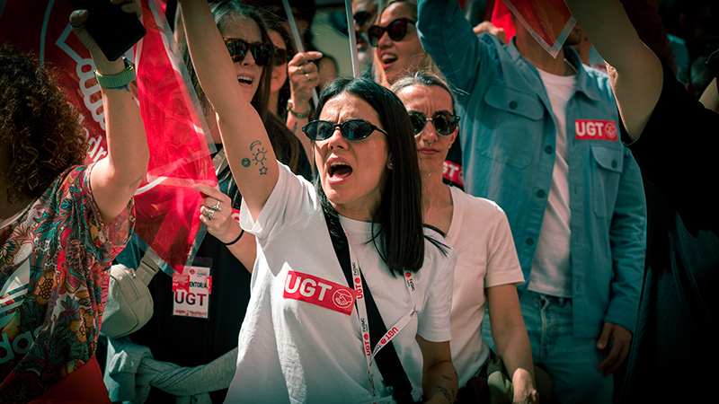 image El sector de Comercio de la Federacion de UGT Madrid se moviliza contra el vergonzoso convenio estatal del comercio textil