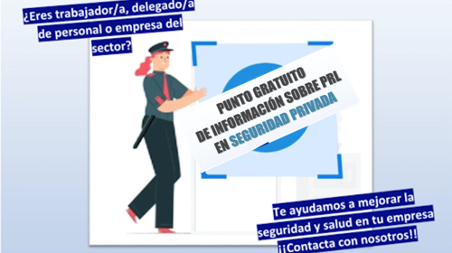 image UGT | Servicio gratuito de información sobre Prevencion de Riesgos Laborales en Seguridad Privada