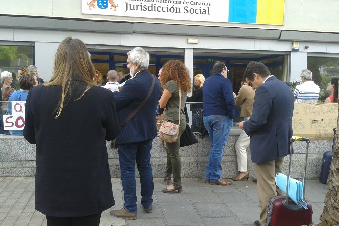 image Canarias || Los juzgados de lo Social, cerrados casi 4 horas por la falta de vigilantes