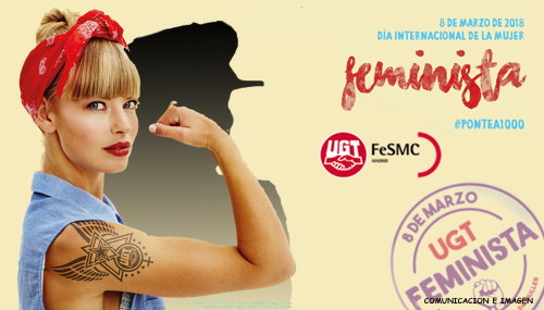 image El Sindicato de Seguridad Privada y Servicios de FeSMC UGT Madrid apoya la HUELGA FEMINISTA DEL 8 DE MARZO