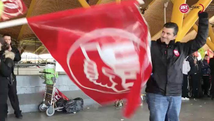 VIDEO || Concentración en Cafeterías y Restaurantes de AREAS del aeropuerto de Barajas