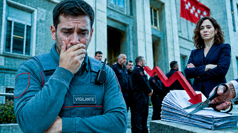 image Más de 400 empleos de  los Vigilantes de los Juzgados, amenazados por el presupuesto de Ayuso