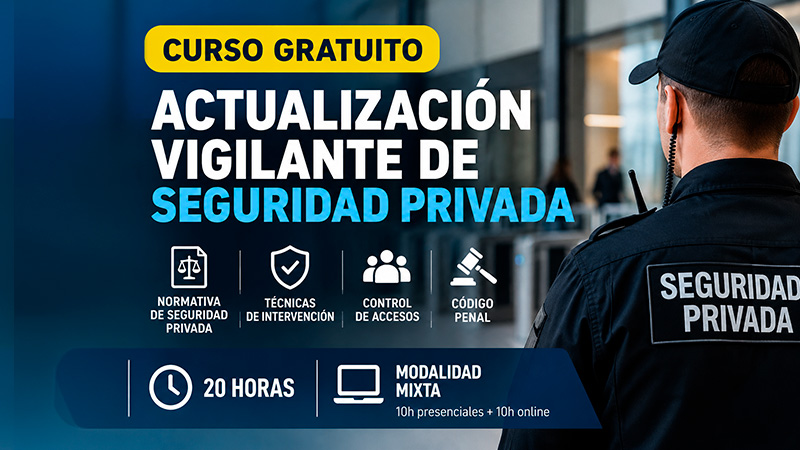 image Curso 100% gratis | ¿Conoces los últimos cambios en la normativa de seguridad privada? 