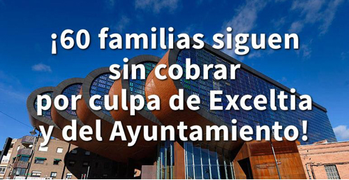 Los plantilla del grupo EXCELTIA, perteneciente al Patronato Sociocultural de Alcobendas, llevan cinco meses sin cobrar 