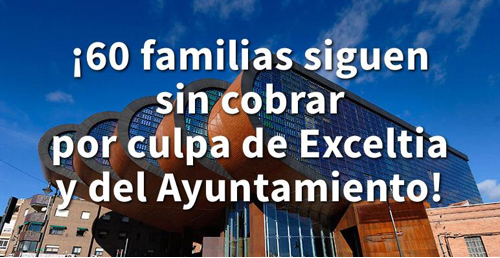 image Los plantilla del grupo EXCELTIA, perteneciente al Patronato Sociocultural de Alcobendas, llevan cinco meses sin cobrar 