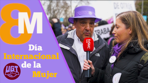 image VIDEO | FeSMC UGT Madrid en la manifestación del Dia Internacional de la Mujer (2020)