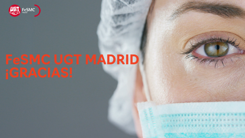 image VIDEO | FeSMC UGT Madrid | HOMENAJE AL PERSONAL SANITARIO 