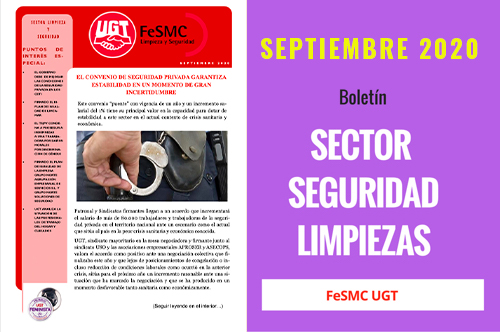 Sector de Seguridad y Limpieza | Revista Septiembre 2020