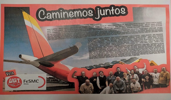 image 29 de Octubre de 2019. ELECCIONES SINDICALES EN IBERIA. 