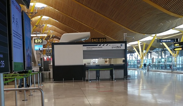 Huelga Legal en Groundforce en el Aeropuerto Adolfo Suárez Madrid Barajas.