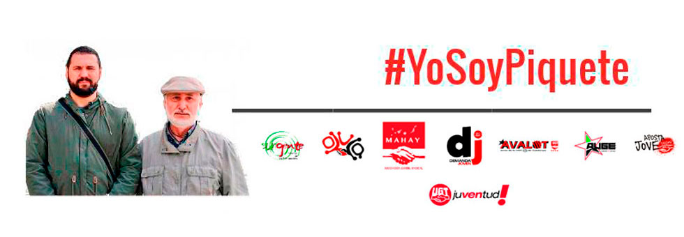 image Apoyo de los jóvenes de UGT y los dirigentes sindicales a Rubén Ranz y José Manuel Nogales