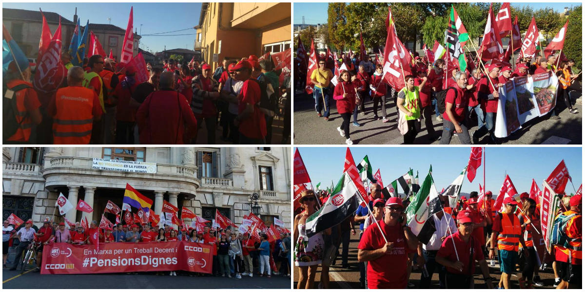 Prosigue el éxito de las marchas por las #PensionesDignas