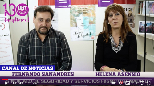 VIDEO | Sindicato de Seguridad y Servicios de FeSMC UGT MADRID | Noticias Semanales (22/02/2019)