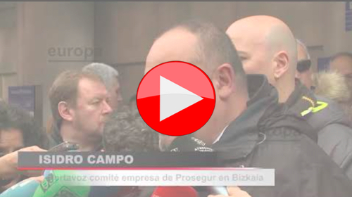 image VIDEO || Trabajadores de Prosegur piden equiparación con la Ertzaintza