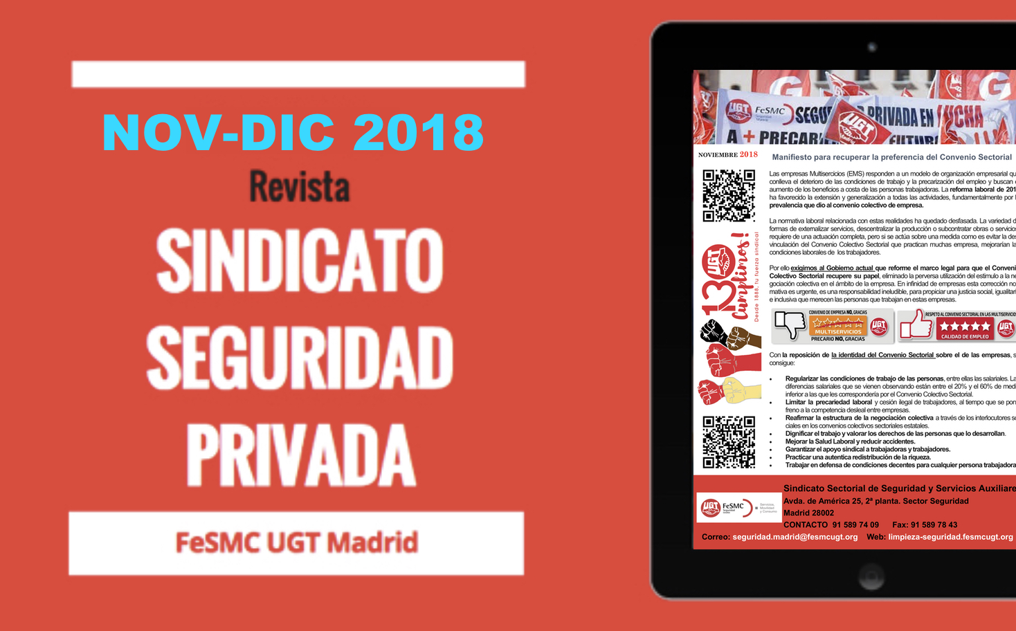 Sindicato de Seguridad Privada | Revista noviembre-diciembre 2018