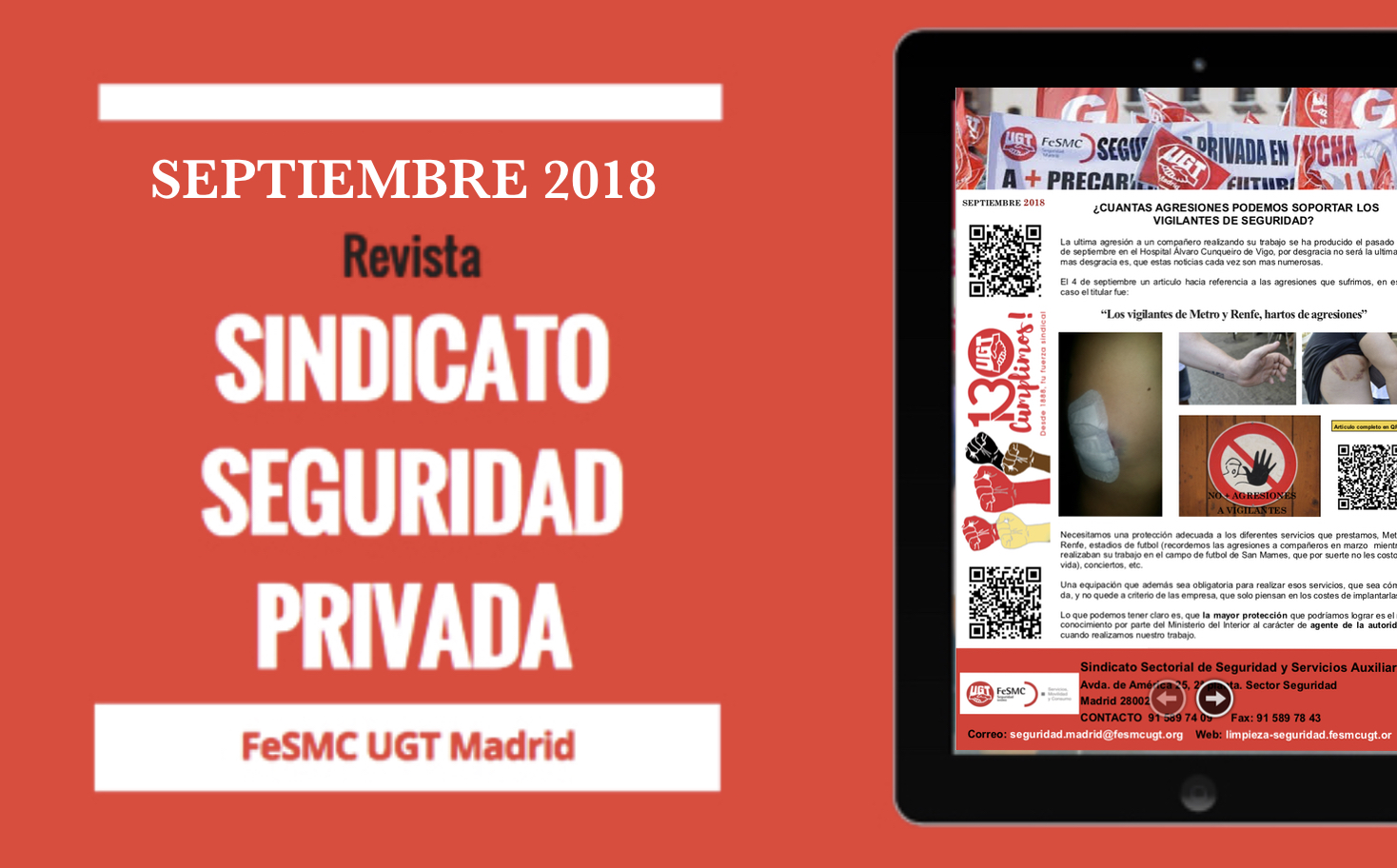 Sindicato de Seguridad Privada | Revista septiembre 2018