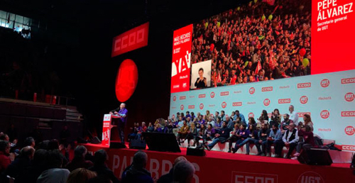 image VIDEO | FeSMC UGT Madrid ha participado activamente en la asamblea de delegados y delegadas: Repartir riqueza. Recuperar derechos. #HechosYA!
