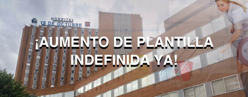 image Las plantillas de limpieza del Hospital 12 de Octubre abocadas al conflicto
