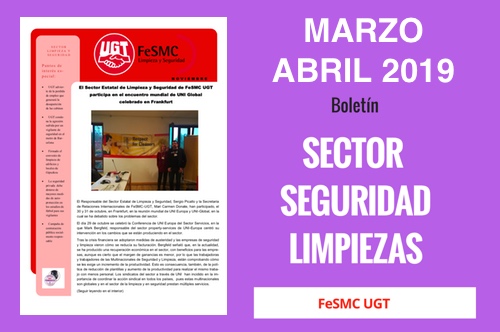 Sector de Seguridad y Limpieza | Revista MARZO-ABRIL 2019