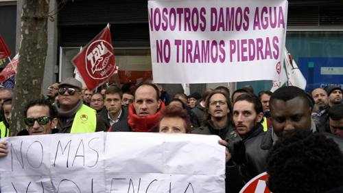 image VIDEO | FeSMC UGT Madrid defiende, en una concentración, los puestos de trabajo de las plantillas VTC 