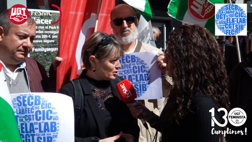 image VIDEO | La Plataforma Unitaria Sindical en Caixabank dice ¡NO AL ERE!