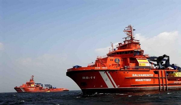 UGT denuncia la falta de coordinación en las operaciones de salvamento marítimo.