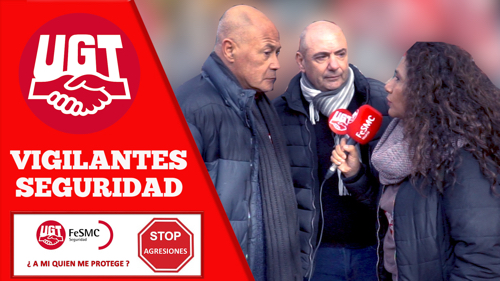 image VIDEO | Sindicato de Seguridad y Servicios Auxiliares frente a la Delegación de Gobierno de Madrid 