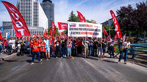 Comunicado de FeSMC UGT de las 29 movilizaciones, frente a las sedes de los principales clientes, del sector de Seguridad Privada en todo el territorio Nacional