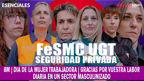 image VIDEO | 8M | SEGURIDAD PRIVADA | GRACIAS POR VUESTRA LABOR DIARIA EN UN SECTOR MASCULINIZADO