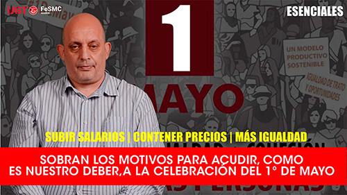 image VIDEO | ALFREDO TURIENZO | SOBRAN LOS MOTIVOS PARA ACUDIR A LA CELEBRACIÓN DEL 1º DE MAYO