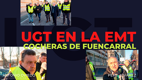 VIDEO | Apoyo de UGT a las reivindicaciones de los trabajadores/as de la EMT