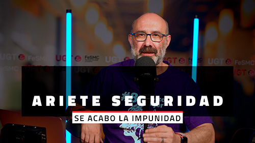 VIDEO | ARIETE SEGURIDAD | DESDE UGT DENUNCIAMOS LA ADJUDICACION ILEGAL DE CUATRO NUEVOS CONCURSOS 