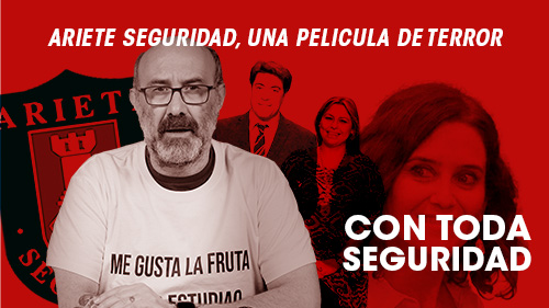 image VIDEO | ARIETE SEGURIDAD, UNA PELI DE TERROR QUE CUENTA COMO PROTAGONISTAS A SILVIA CRUZ E ISABEL DIAZ AYUSO