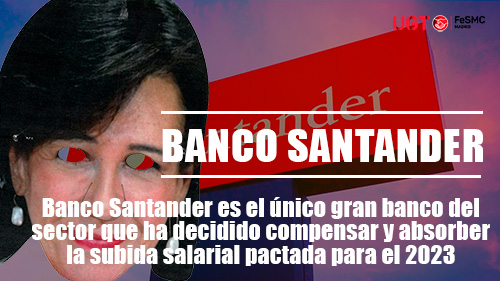 VIDEO | El Santander es el único banco que ha decidido compensar y absorber la subida salarial del convenio