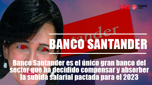 image VIDEO | El Santander es el único banco que ha decidido compensar y absorber la subida salarial del convenio