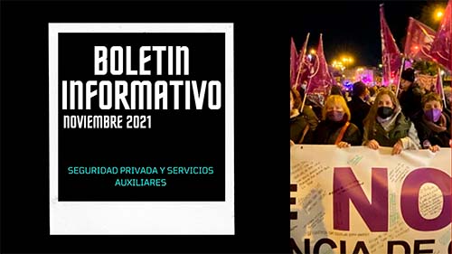 image Sector de seguridad privada y Servicios Auxiliares FeSMC UGT | Boletín informativo | Noviembre 2021