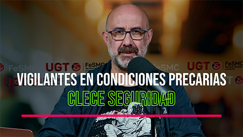 VIDEO | CLECE SEGURIDAD, DE FLORENTINO PEREZ, Y UPS TIENEN A LOS VIGILANTES EN UNAS CONDICIONES DEPLORABLES