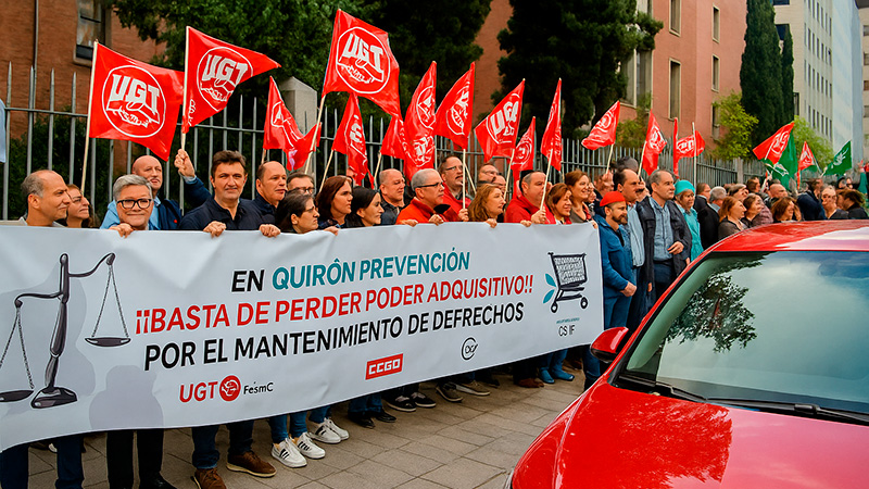 image Quirón Salud crece en beneficios, pero recorta derechos y precariza a su plantilla