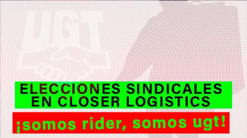 VIDEO || ¡SOMOS RIDER, SOMOS UGT! || ELECCIONES SINDICALES EN CLOSER LOGISTICS