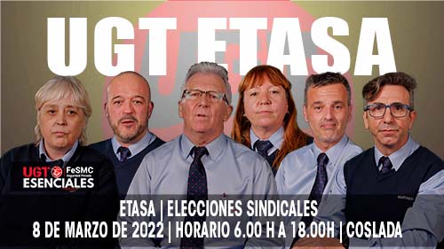 VIDEO | ELECCIONES SINDICALES EN ETASA | ¡VOTAR POR UGT ES GARANTIZAR TUS DERECHOS!