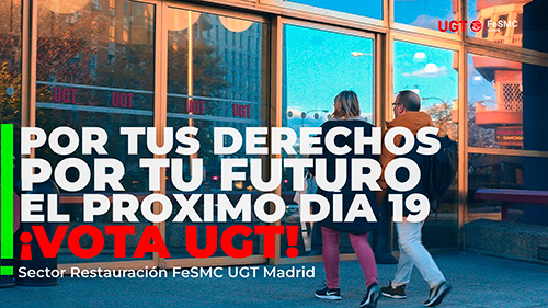 VIDEO ELECCIONES SINDICALES SERUNION | POR TUS DERECHOS, POR TU FUTURO, EL PROXIMO DIA 19, ¡VOTA UGT!