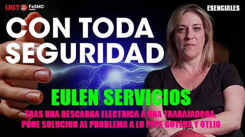 image VIDEO | En EULEN, tras una descarga eléctrica a una trabajadora, pone solución al problema a lo Pepe Gotera Y Otilio