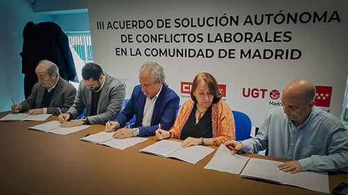 image FeSMC UGT Madrid | FIRMADO EL CONVENIO DE HOSTELERÍA DE LA COMUNIDAD DE MADRID 2023-2025