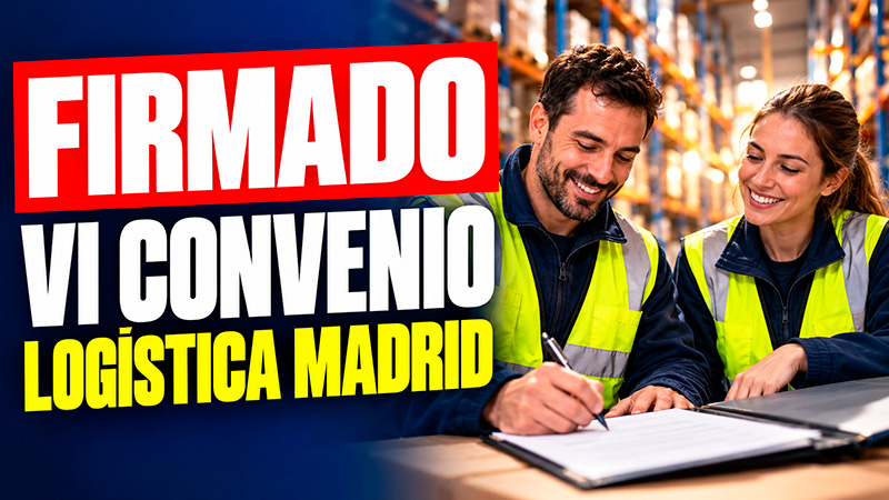 image Firmado el VI Convenio Colectivo de Logística de la Comunidad de Madrid