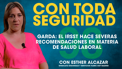 image VIDEO | GARDA SEGURIDAD | El IRSST hace severas recomendaciones en materia de salud laboral en Renfe